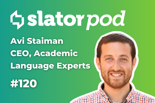 SlatorPod #120 - Avi Staiman on Academic Translation