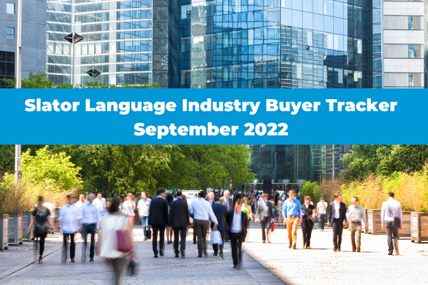 Language Industry Buyer Tracker - September 2022