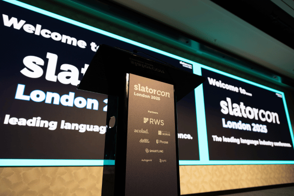 SlatorCon London 2025 Stage