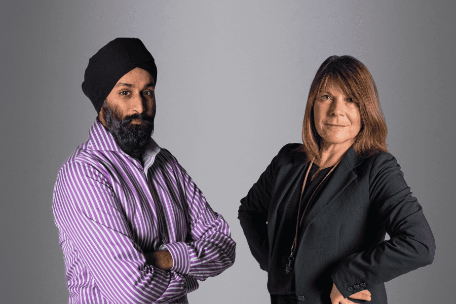 Virpal Singh and Leyla Sarac of DigitalTolk