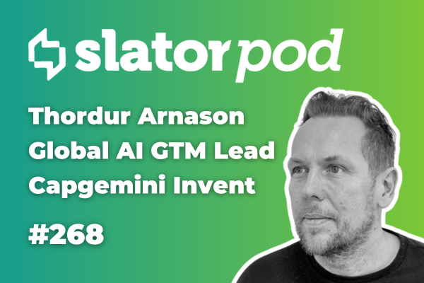 SlatorPod #268 - Thordur Arnason on Capgemini Building an AI Speech Translator